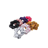 Custom Satin Scrunchies – Full-Print Branded Hair Accessories
