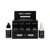 Custom Lace Install System 12-piece private-label display set with Belluson sample branding