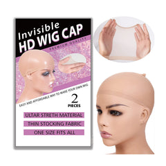 Custom HD Wig Cap 2-Pack – Branded Retail Pack for Wig Installation