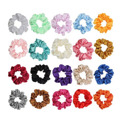 Custom Satin Scrunchies – Full-Print Branded Hair Accessories