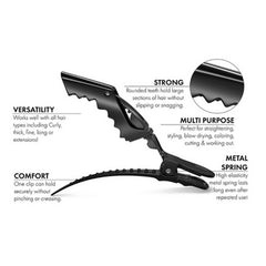 Custom Crocodile Hair Clips – Branded Salon Sectioning Clips