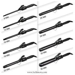 Professional Curling Iron – Adjustable Heat Hair Curler with Custom Logo & Multiple Sizes