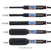 Custom Flat Iron Hair Straightener – 500°F Pro Heat, 5 Sizes & Rhinestone Design Available