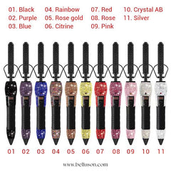 Luxury Rhinestone Hot Comb – 500°F Electric Pressing Comb with Custom Logo