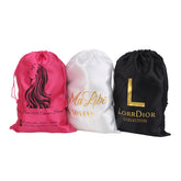 Custom Satin Drawstring Bags – Luxury Logo Pouches for Hair, Gifts & Branding
