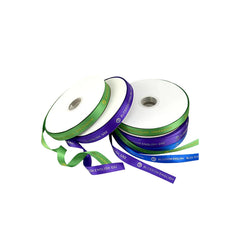 Custom Printed Satin Ribbon Rolls – Logo Ribbon for Gift & Product Packaging