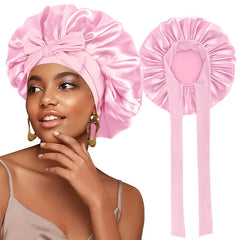 Custom Satin Hair Bonnets – Protective Sleep Caps with Logo & Color Options