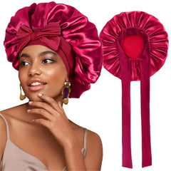 Custom Satin Hair Bonnets – Protective Sleep Caps with Logo & Color Options