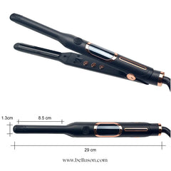 Custom Flat Iron Hair Straightener – 500°F Pro Heat, 5 Sizes & Rhinestone Design Available