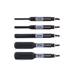 Custom Flat Iron Hair Straightener – 500°F Pro Heat, 5 Sizes & Rhinestone Design Available