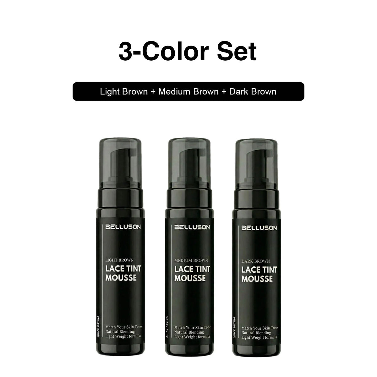Belluson Lace Tint Mousse Tinted Foam for Lace